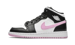 Air Jordan 1 Mid White Light Arctic Pink (GS)