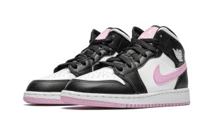 Air Jordan 1 Mid White Light Arctic Pink (GS)