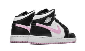 Air Jordan 1 Mid White Light Arctic Pink (GS)