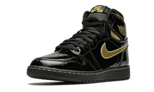 Air Jordan 1 Retro High Black Metallic Gold (2020) (GS)