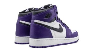 Air Jordan 1 Retro High Court Purple White (GS)