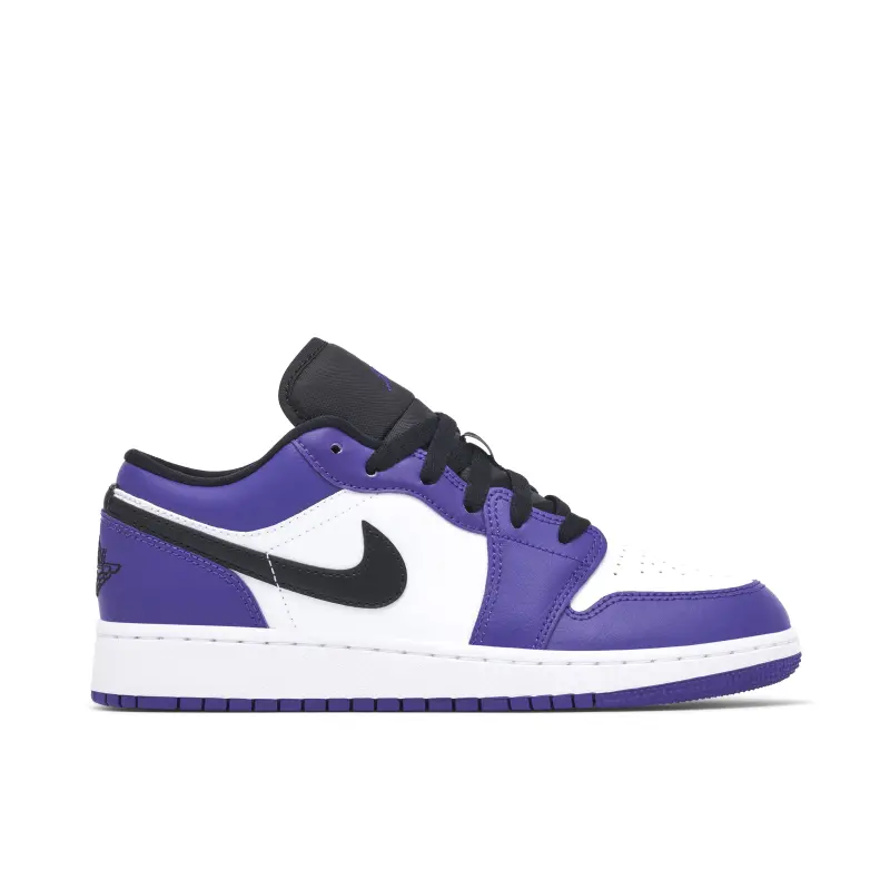 Air Jordan 1 Low Court Purple White (GS)