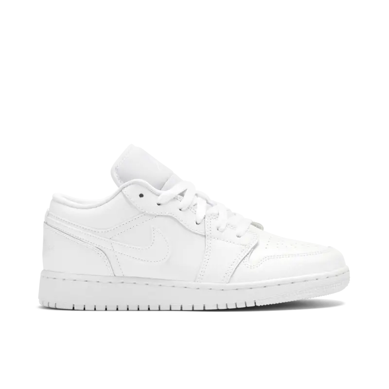 Air Jordan 1 Low Triple White (GS)