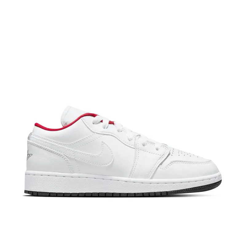 Air Jordan 1 Low White Gym Red (GS)