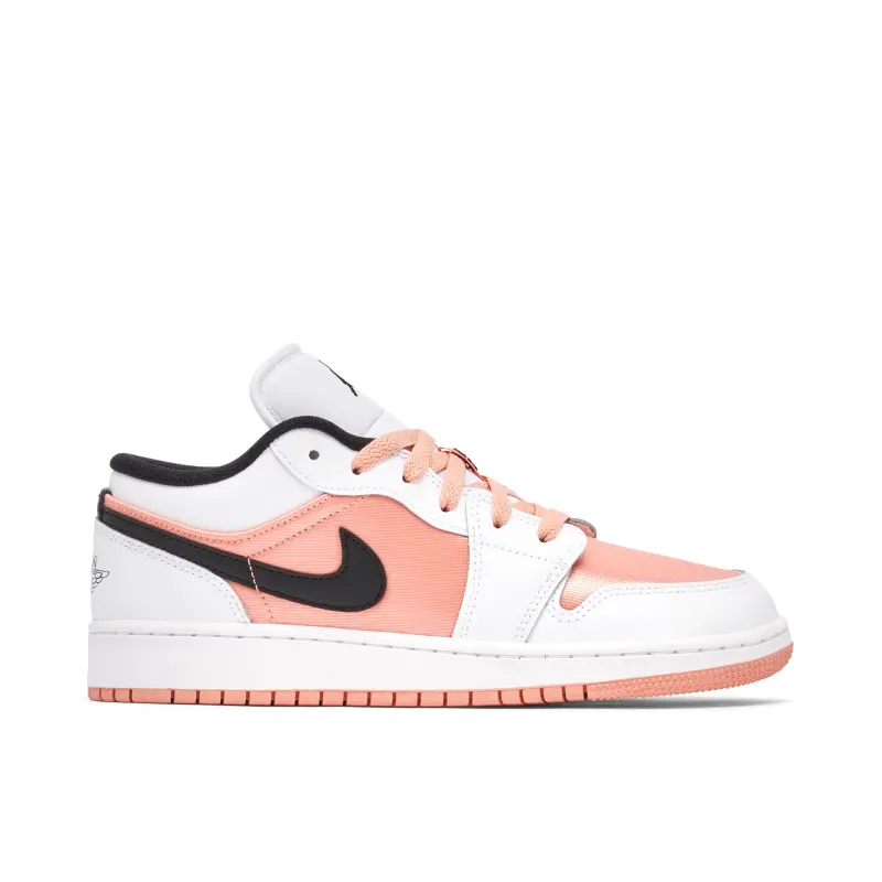 Air Jordan 1 Low White Light Madder Root (GS)