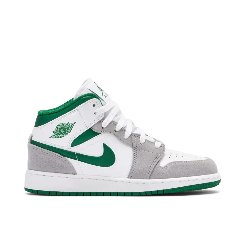 Air Jordan 1 Mid Grey Green (GS)