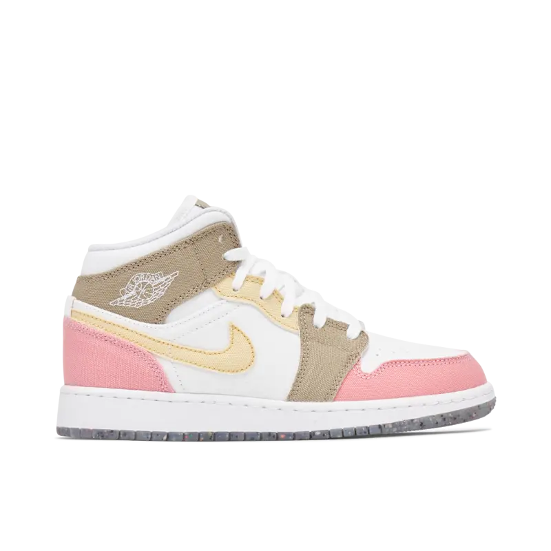 Air Jordan 1 Mid Pastel Grind (GS)