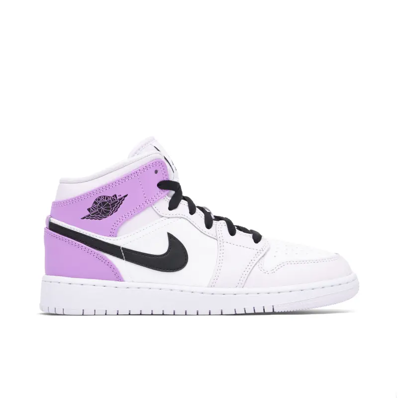 Air Jordan 1 Mid Pink Lavender (GS)