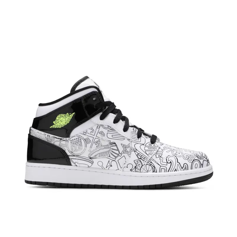 Air Jordan 1 Mid SE DIY (GS)