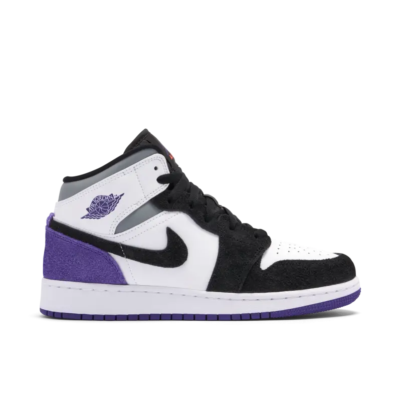 Air Jordan 1 Mid SE Purple (GS)