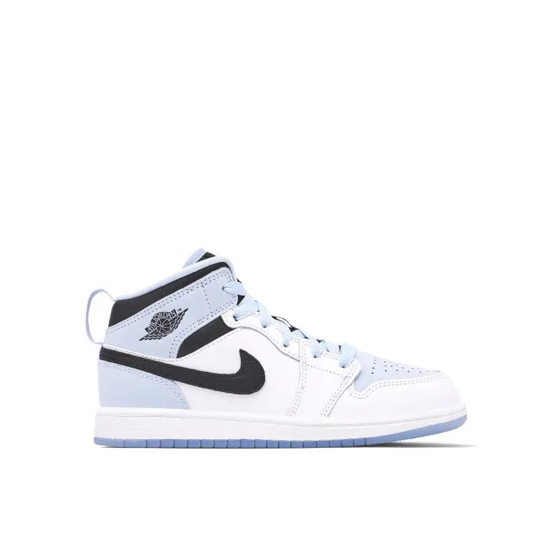 Air Jordan 1 Mid SE White Ice Blue (PS)