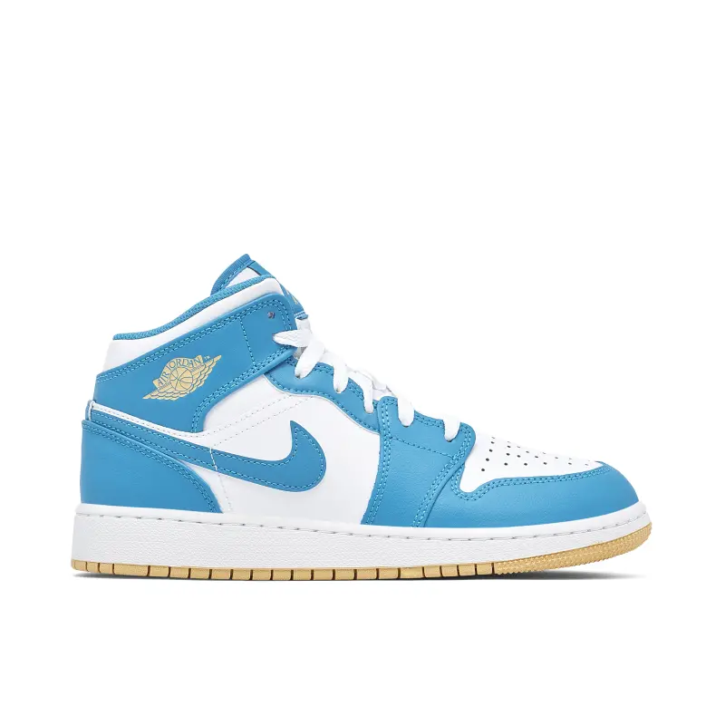 Air Jordan 1 Mid White Teal (GS)