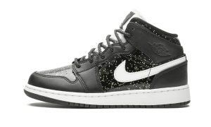 Air Jordan 1 Mid SE Black Glitter (GS)
