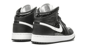 Air Jordan 1 Mid SE Black Glitter (GS)