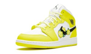 Air Jordan 1 Mid Dynamic Yellow Floral (GS)
