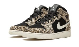 Air Jordan 1 Mid SE Leopard (GS)