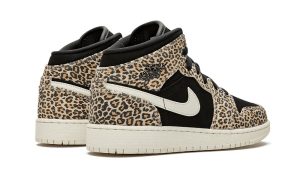 Air Jordan 1 Mid SE Leopard (GS)