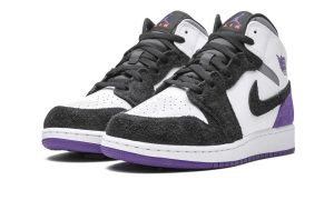 Air Jordan 1 Mid SE Purple (GS)