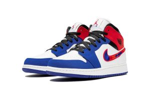 Air Jordan 1 Mid Rush Blue University Red (GS)