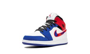 Air Jordan 1 Mid Rush Blue University Red (GS)