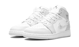 Air Jordan 1 Mid SE Swoosh Logo – Grey Camo (GS)