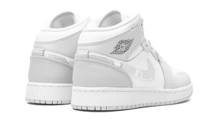 Air Jordan 1 Mid SE Swoosh Logo – Grey Camo (GS)