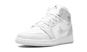 Air Jordan 1 Mid SE Swoosh Logo – Grey Camo (GS)