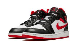 Air Jordan 1 Mid Gym Red Black White (GS)