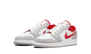 Air Jordan 1 Low SE Smoke Grey Gym Red (GS)