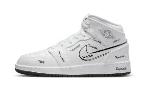 Air Jordan 1 Mid Schematic (GS)