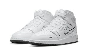 Air Jordan 1 Mid Schematic (GS)