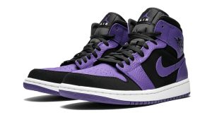Air Jordan 1 Mid Black Dark Concord