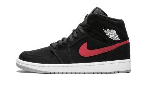 Air Jordan 1 Mid Multi-Color Swoosh Black