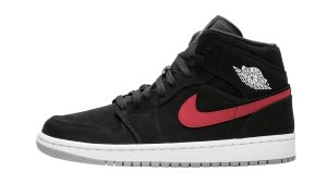 Air Jordan 1 Mid Multi-Color Swoosh Black