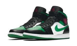 Air Jordan 1 Mid Green Toe