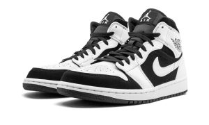 Air Jordan 1 Mid White Black