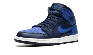 Air Jordan 1 Mid Obsidian Game Royal