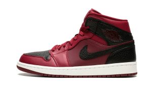 Air Jordan 1 Retro Mid Team Red Black