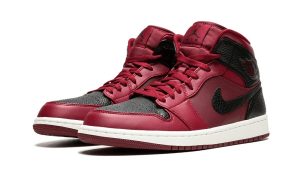 Air Jordan 1 Retro Mid Team Red Black