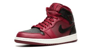Air Jordan 1 Retro Mid Team Red Black