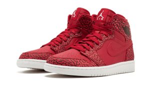 Air Jordan 1 Retro High Red Elephant Print