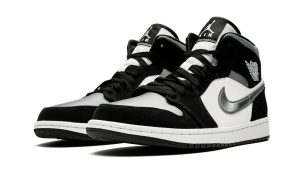 Air Jordan 1 Mid Satin Grey Toe