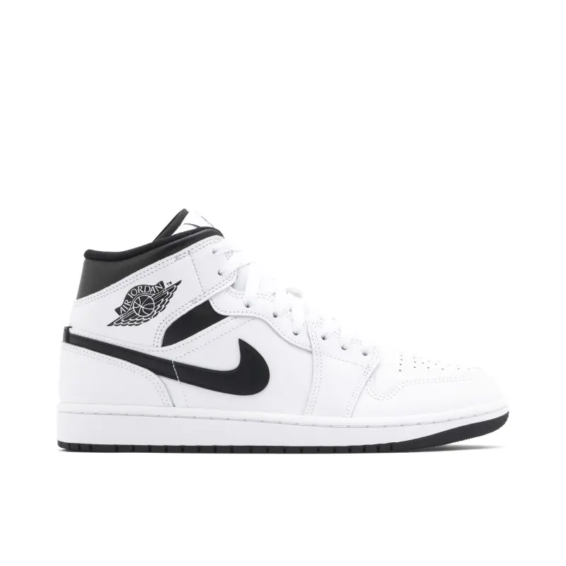 Air Jordan 1 Mid White Black