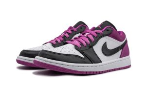 Air Jordan 1 Low Black Active Fuchsia