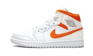 Air Jordan 1 Mid Starfish Pure Platinum
