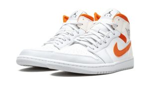 Air Jordan 1 Mid Starfish Pure Platinum