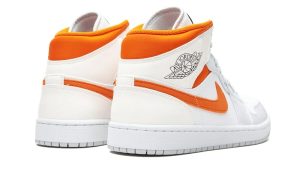 Air Jordan 1 Mid Starfish Pure Platinum