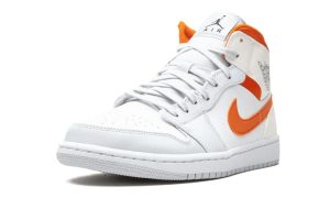 Air Jordan 1 Mid Starfish Pure Platinum