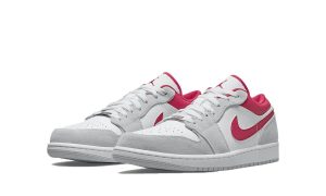 Air Jordan 1 Low SE Light Smoke Grey Gym Red