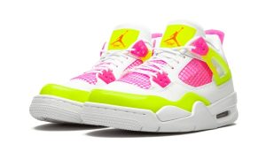 Air Jordan 4 Retro White Lemon Pink (GS)